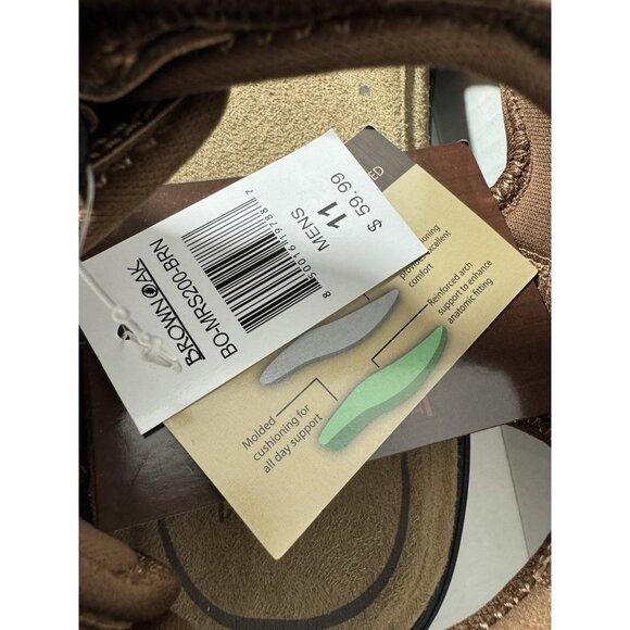 NEW Sandals Brown Oak Men Extra Large 11 Dark Brown Adjsutable straps NWT Summer